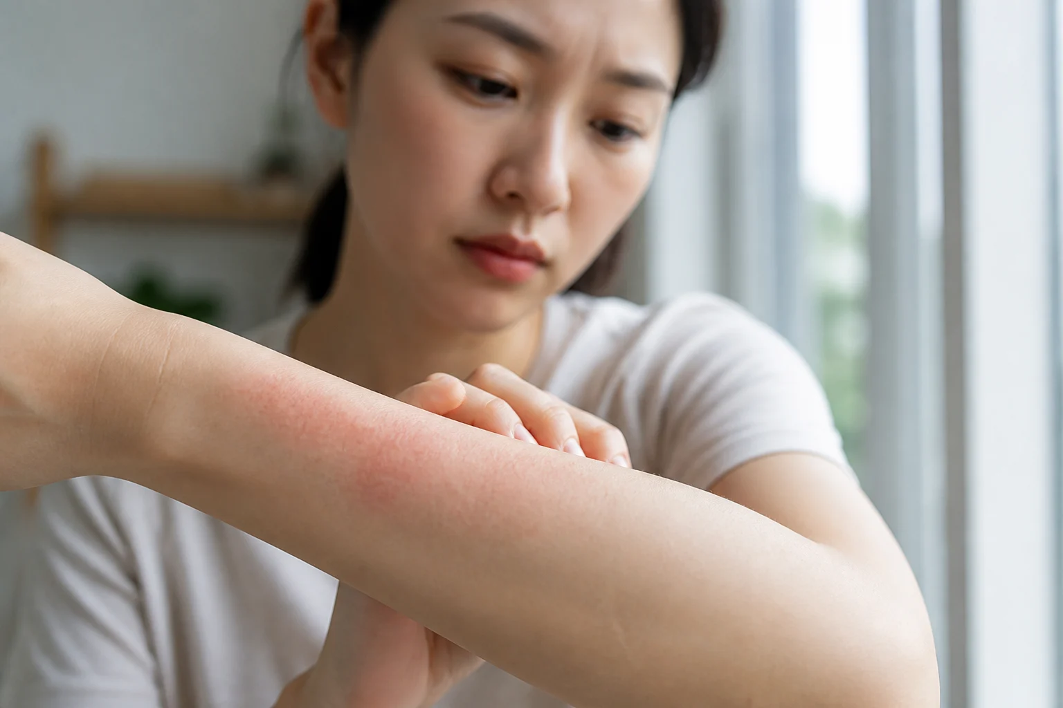 일요일 피부과 공식 확인 절차를 살펴보는 모습